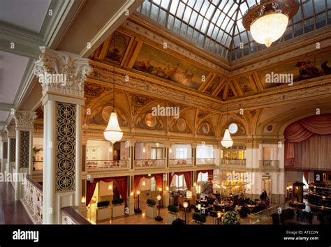 Scheveningen, Kurhaus-Hotel, Lobby Stock Photo - Alamy