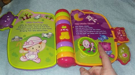 Review of Vtech Rhyme & Discover Book Demo - YouTube