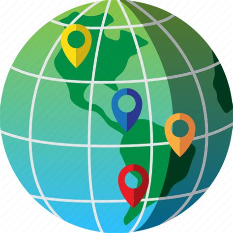 Destinations, different, global, map, pins, travel, world icon - Download on Iconfinder