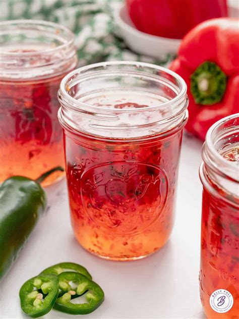 Red Pepper Jelly Recipe - Belly Full