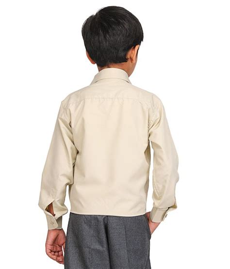 Tagore International School Uniform Off-White School Shirt For Kids ...