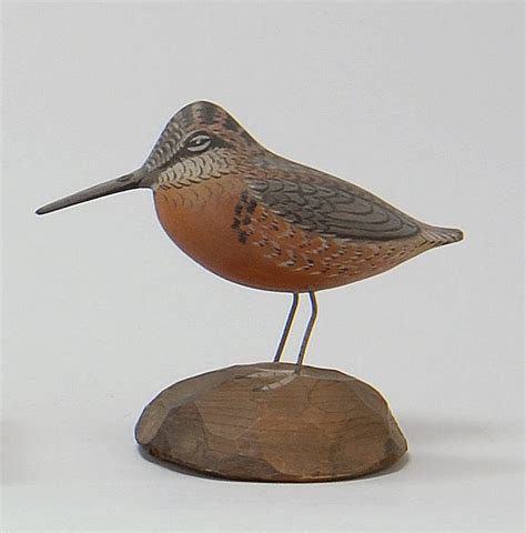 Lot - MINIATURE WOODCOCK By Crowell of East Harwich, Massachusetts ...