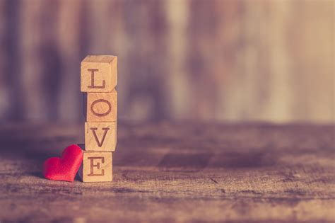 Stack of Love Wooden Blocks · Free Stock Photo
