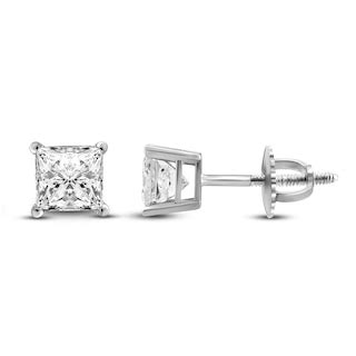 Diamond Earrings 2 ct tw Princess-cut 14K White Gold (I2/I) | Jared