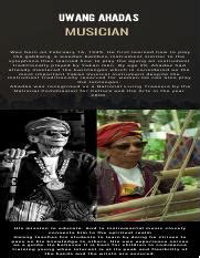 Uwang-Ahadas 1 .pdf - UWANG AHADAS MUSICIAN Was born on February 16 ...