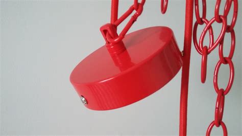 Industrial Pendant - Red