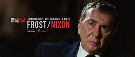 Frost / Nixon | Michael sheen, Pop culture, Nixon