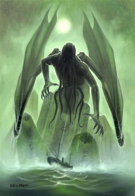 The Call of Cthulhu, an art print by Eric Lofgren - INPRNT