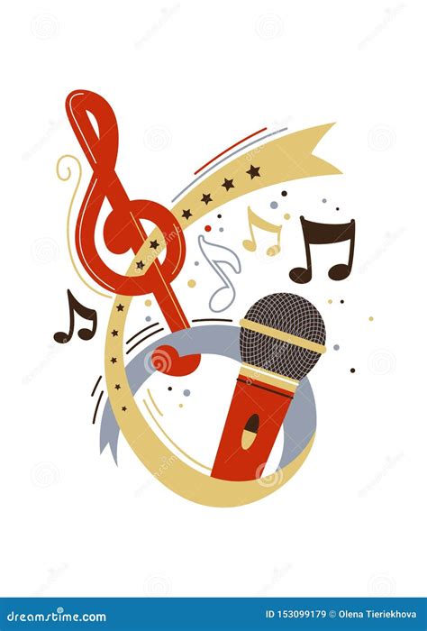 Singer Clipart. Man With Microphone Vector Clipart. Singer Isolated ...