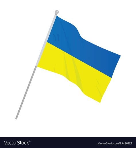 Ukraine national flag Royalty Free Vector Image