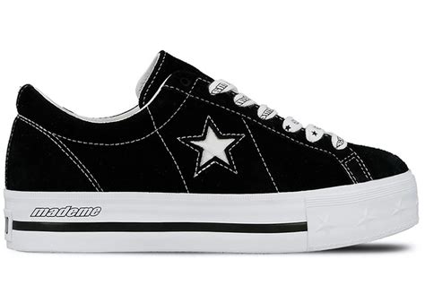 Converse One Star Platform Ox MadeMe Black (Women's) - 562959C - US