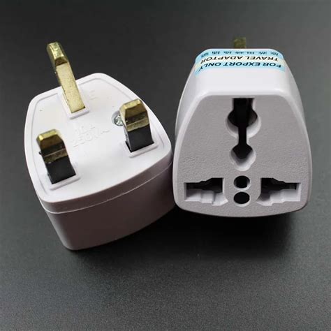 20pcs/lot British Singapore Malaysia Universal Travel AC Power Adapter Plug AU EU US To UK ...