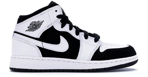 Nike 1 Mid White Black for Men - Lyst