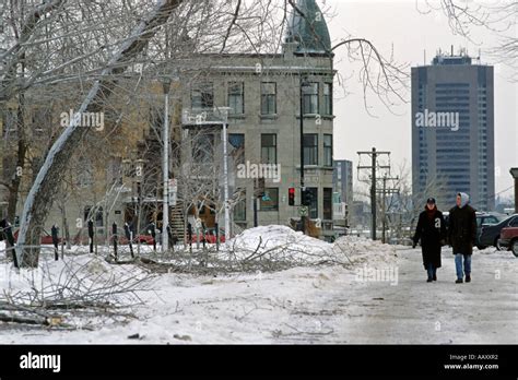 Canada ice storm 1998 hi-res stock photography and images - Alamy