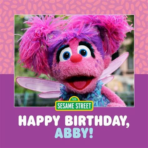 Sesame Street on Instagram: "Happy birthday to the sweetest fairy-in-training, Abby Cadabby! We ...