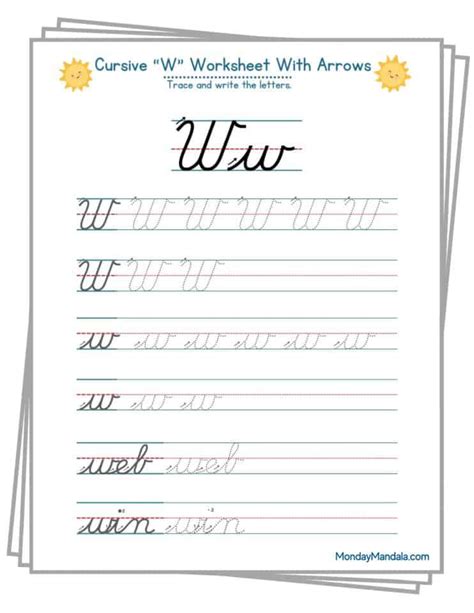 Cursive Alphabet Worksheets (Free PDF Printables A - Z)