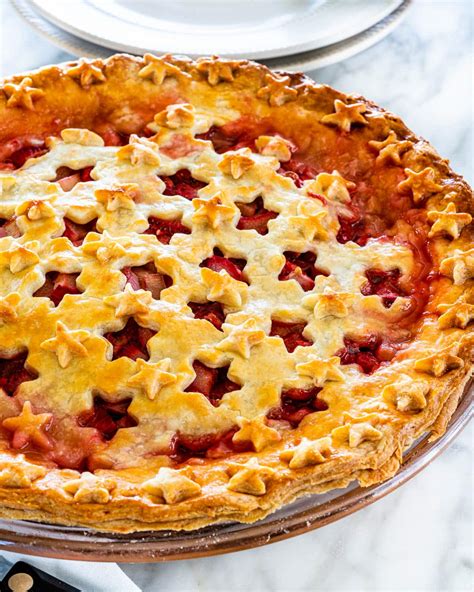 Strawberry Rhubarb Pie - Jo Cooks