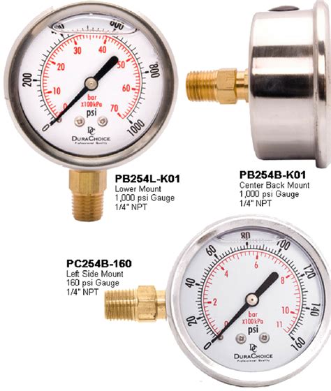 What Style of Pressure Gauge Connection Works Best?