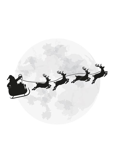 Premium Vector | Vector illustration of santa claus and reindeer ...