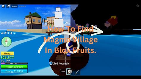 How To Go To Magma Village In Blox Fruits | Roblox. - YouTube