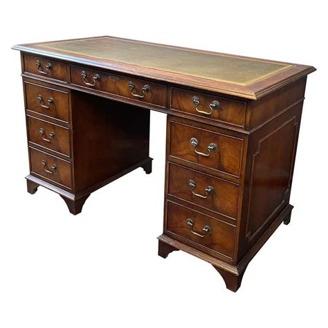 Mahogany Partners Desk at 1stDibs