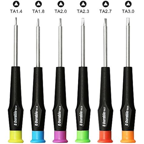 E.Durable Triangle Head Screwdriver Set, Screws Driver Tool Kit Fix ...