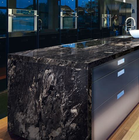 Black Cosmic Leather Finish Granite | Countertops, Cost, Reviews