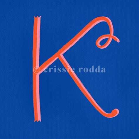 AL lettering | crissie rodda