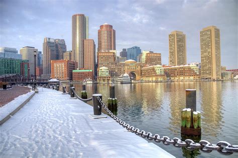 Winter In Boston, Massachusetts by Denistangneyjr