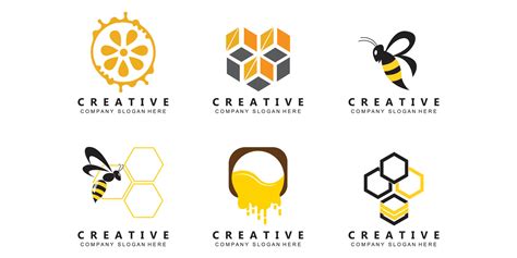 Bee Logo Vector Art, Icons, and Graphics for Free Download