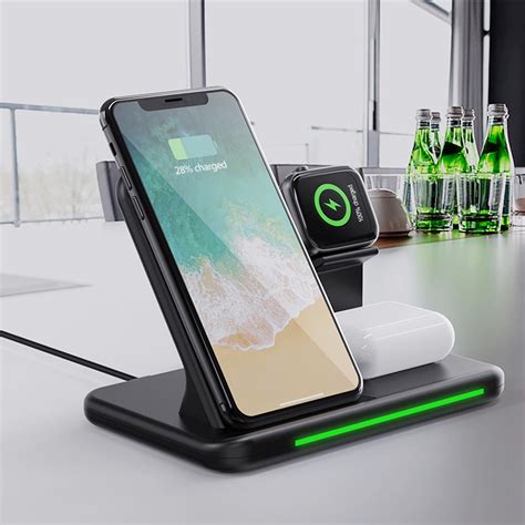 Fast Wireless Charger, Four in One Wireless Charger Fast Charging 15w ...