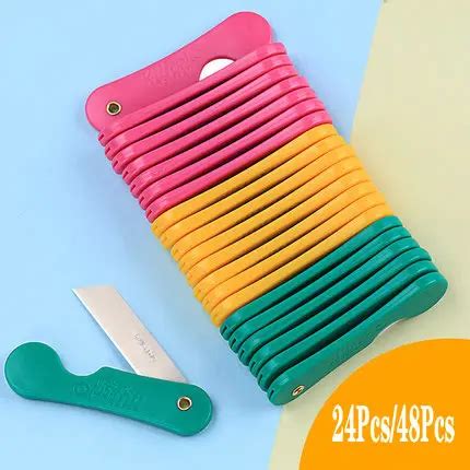 24/48Pcs Pencil Sharpener Student Utility Knife Paper Knife Manual ...