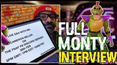 THE VOICE ACTOR OF MONTY DID A LIVE Q&A! (Cameron Miller) - YouTube