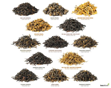 Types of Black Tea | Chinese black tea, Tea varieties, Black tea