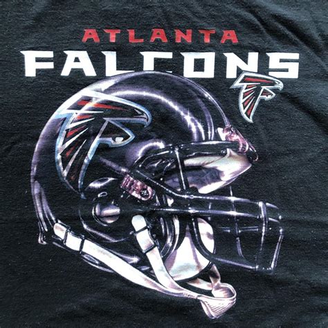 Vintage Atlanta Falcons Helmet Logo t-shirt. Great... - Depop