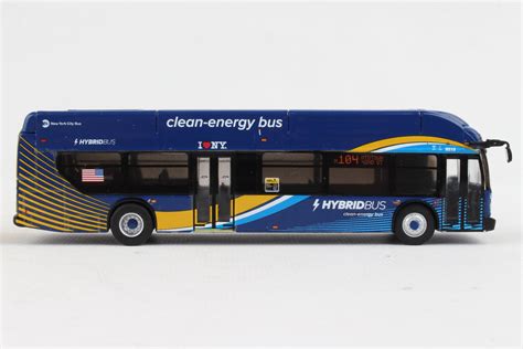 MTA NEW FLYER XCELSIOR TRANSIT ELECTRIC HYBRID BUS 1/87 scale DARON NY2050 Toys & Hobbies ...