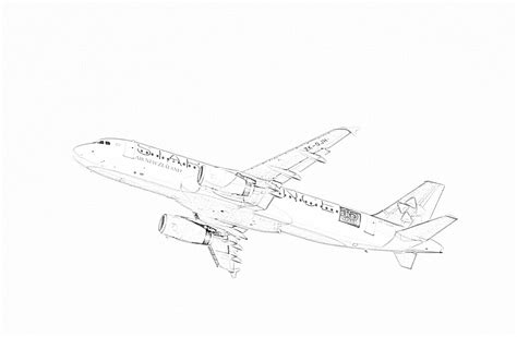 Airbus Coloring Pages