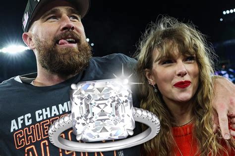 Travis Kelce made a romantic proposal worth $50 million, making Taylor ...