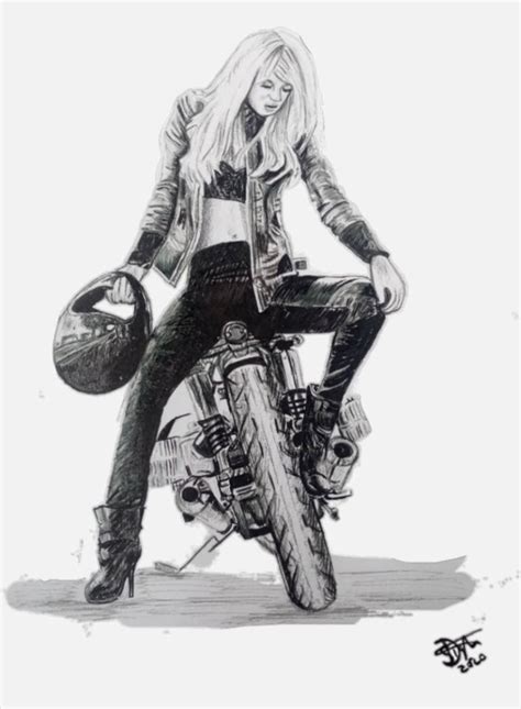 Biker Drawings