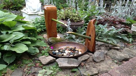 Woodworking : Shishi Odoshi Japanese Bamboo Water Fountain // How-To - YouTube