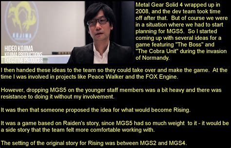 Hideo Kojima Quotes. QuotesGram