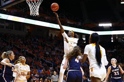 #10 Tennessee Lady Vols Basketball holds off Belmont rally for 84-76 ...