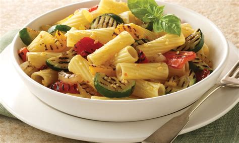 Garlic Roasted Vegetable Ziti Bake Recipe