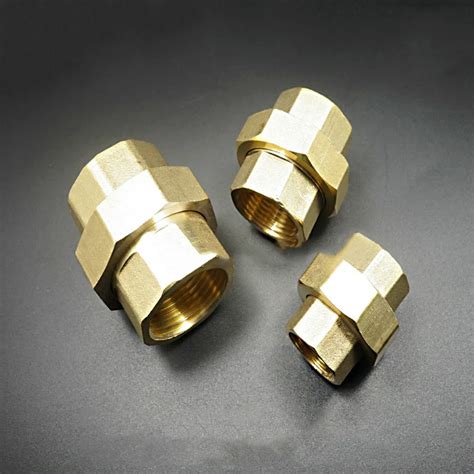 1Piece 3/4" Female BSP Malleable Slip Joint Connection Brass Plumbing ...