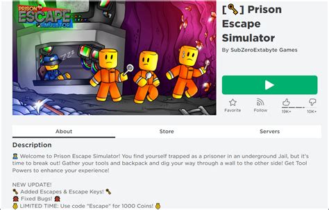 All Prison Escape Simulator Codes(Roblox) - Tested October 2022 - Player Assist | Game Guides ...