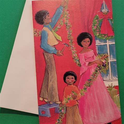 African American Christmas Cards - Etsy