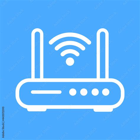 Wifi Router Icon In Trendy Design Vector Eps 10, fiber optic Internet ...