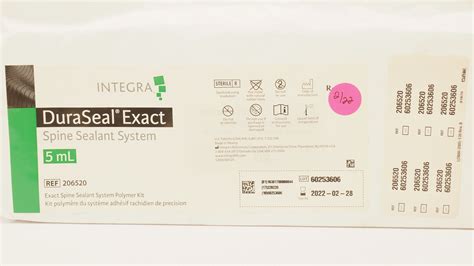 Integra 206520 DuraSeal Exact Spine Sealant System 5mL (x)