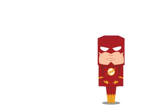 THE FLASH - paper toy on Behance