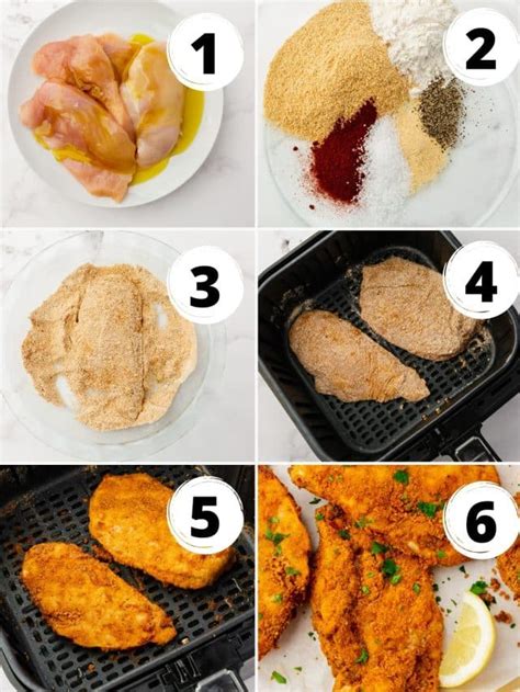 Crispy Air Fryer Breaded Chicken Breast - Air Fryer Eats